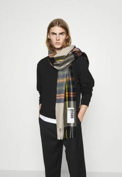 DRYKORN OSBY - Scarf - Beige/blue/brown
