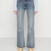 DRYKORN FAR - Flared Jeans - Blue
