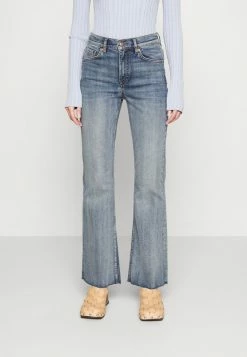 DRYKORN FAR - Flared Jeans - Blue