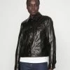 DRYKORN BALHAM - Leather Jacket - Black