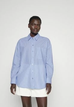 DRYKORN AAKE - Button-down Blouse - Blue