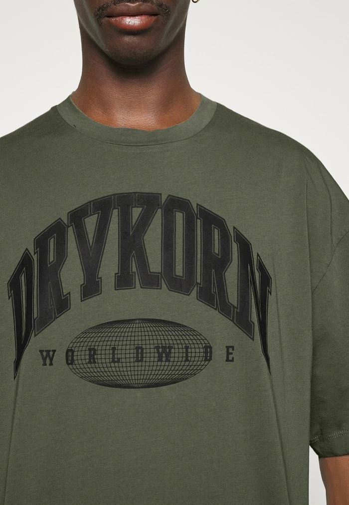 DRYKORN HUNT - Print T-shirt - Green - Image 6