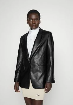 DRYKORN GLENDALE - Faux Leather Jacket - Black