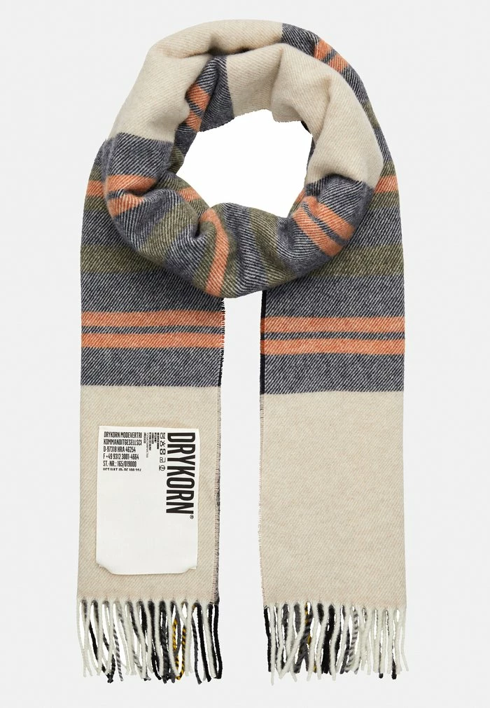 DRYKORN OSBY - Scarf - Beige/blue/brown - Image 2
