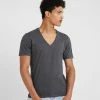 DRYKORN QUENTIN - Basic T-shirt - Grey
