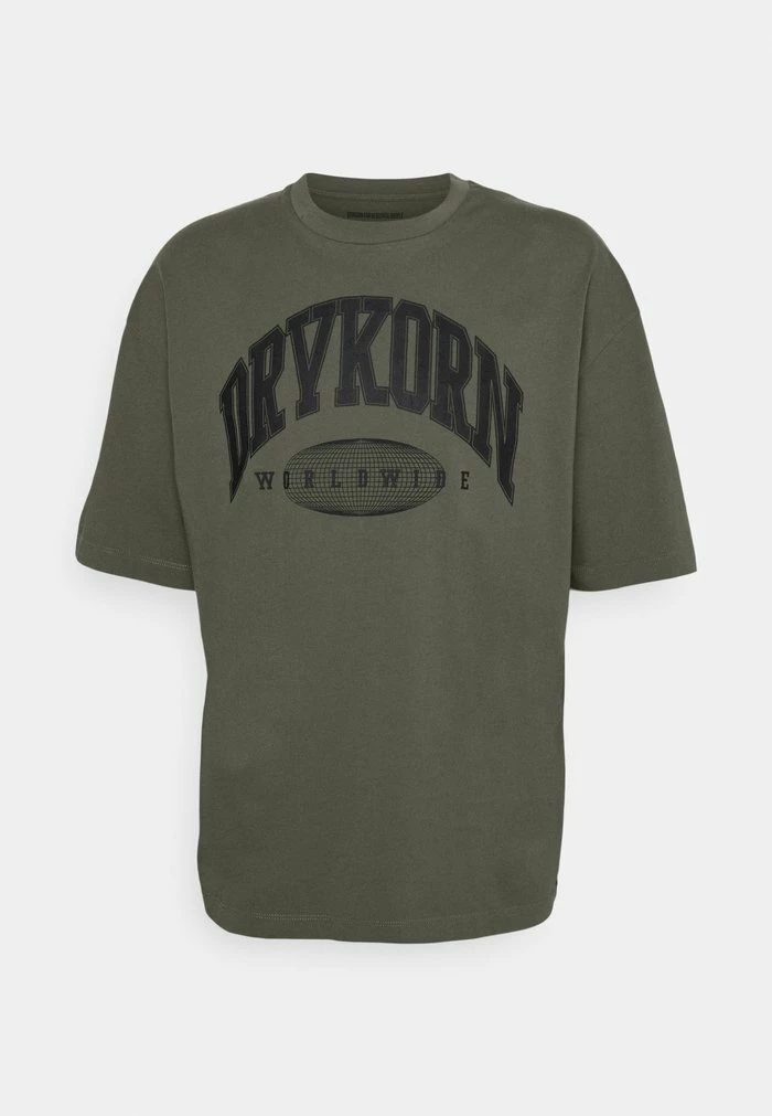 DRYKORN HUNT - Print T-shirt - Green - Image 5