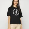 DRYKORN FIENE - Print T-shirt - Black