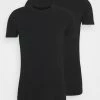 DRYKORN CADAN 2 PACK - Undershirt - All Black