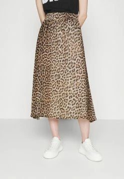 DRYKORN ATTRA - A-line Skirt - Brown