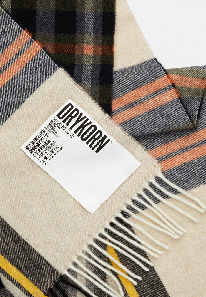 DRYKORN OSBY - Scarf - Beige/blue/brown - Image 3