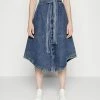 DRYKORN ENIT - Denim Skirt - Blue