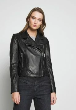 DRYKORN PAISLY - Leather Jacket - Black