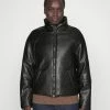 DRYKORN TRURO - Faux Leather Jacket - Black