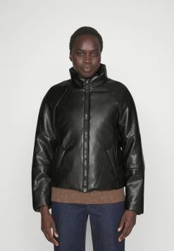DRYKORN TRURO - Faux Leather Jacket - Black