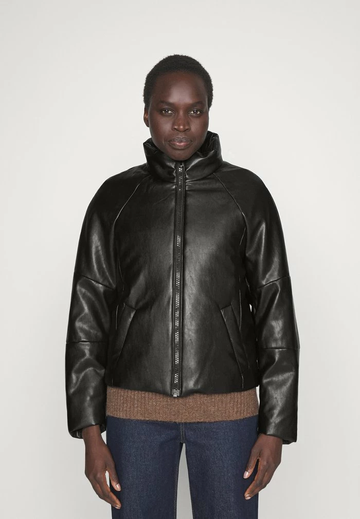 DRYKORN TRURO - Faux Leather Jacket - Black
