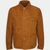 DRYKORN DULL - Leather Jacket - Brown