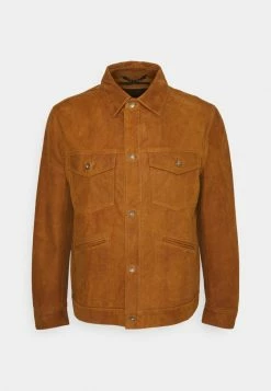 DRYKORN DULL - Leather Jacket - Brown