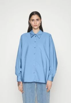 DRYKORN MOYALA - Button-down Blouse - Blue